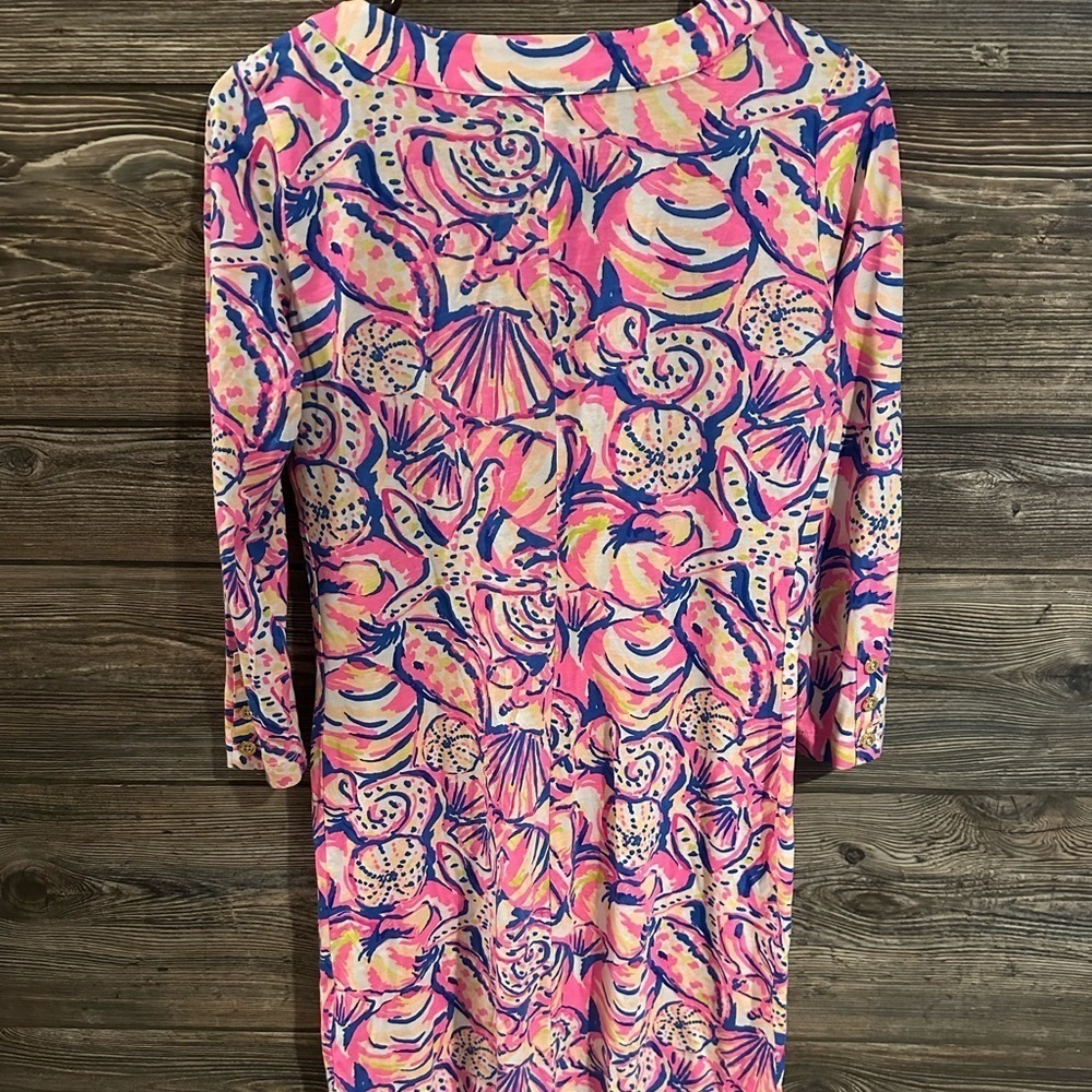 Lilly Pulitzer Riva Dress Multi Shell of A Time - Picture 5 of 12